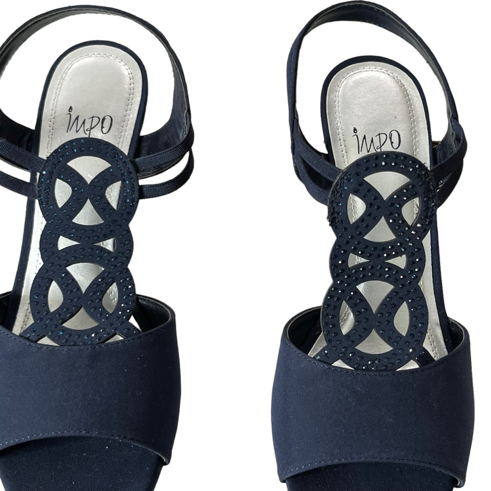 Impo Rhinestone Wedge Sandals - Picture 4 of 9